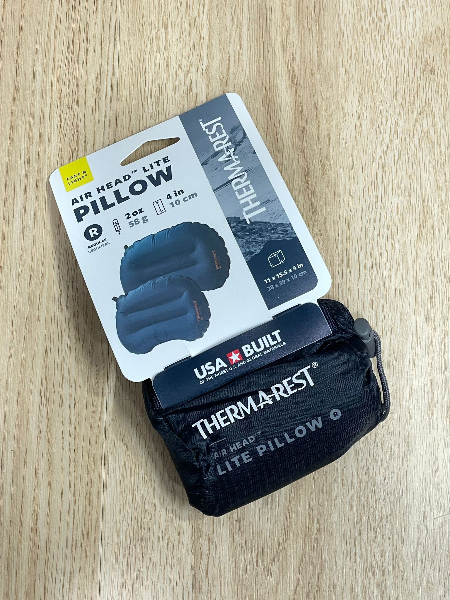 ThermARest Air Head Lite Pillow R Deep Pacific 戶外野營充氣枕頭 <荃灣店>