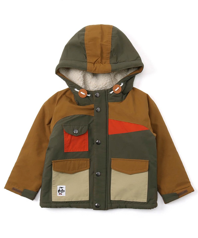 Chums Kid's Camping Boa Parka Crazy 小童連帽刷毛風格外套 厚身