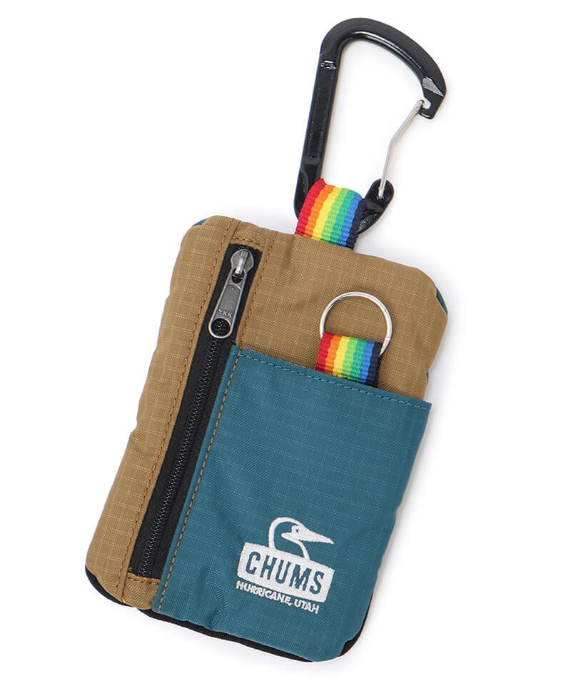 Chums Spring Dale Key Coin Case 散紙包 銀包 Blue/ Brown <荃灣店>