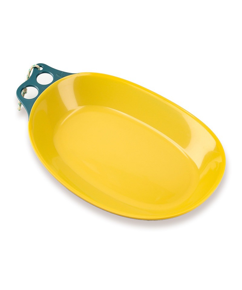 Chums Camper Curry Plate 戶外餐具 餐盤  T036 Teal/Yellow 日本制咖哩盤碟 野營