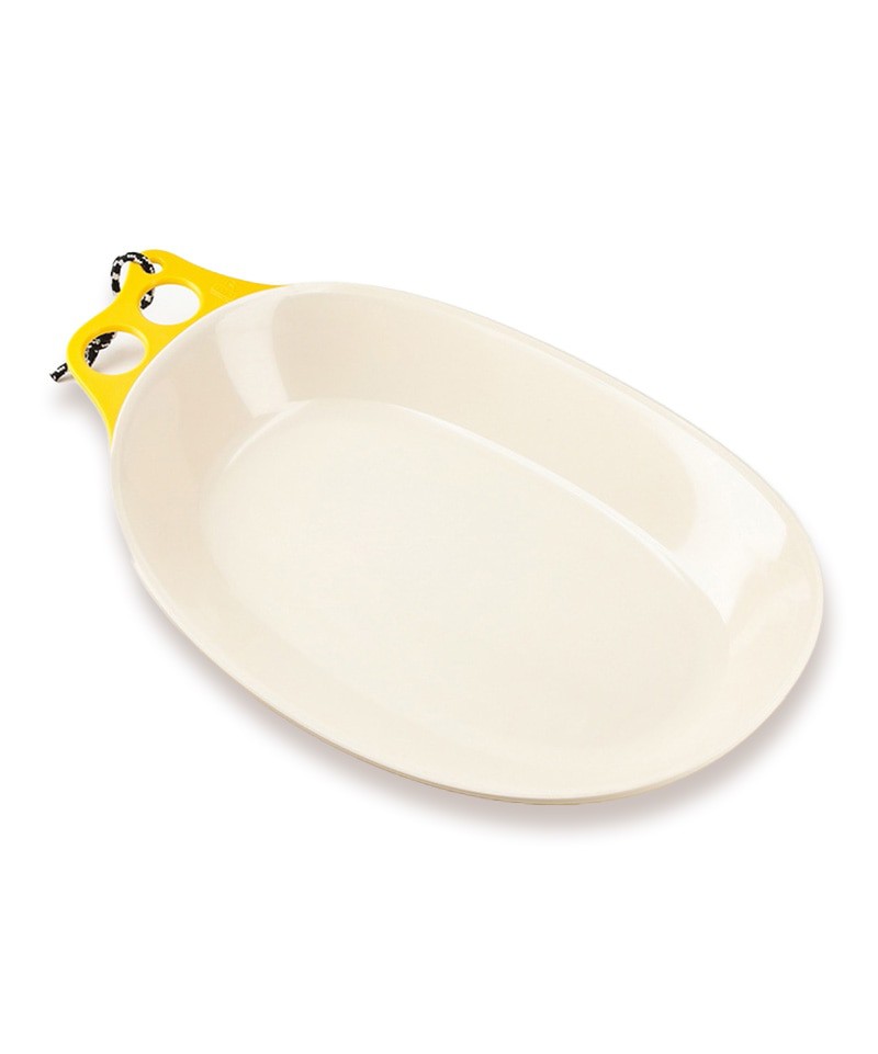 Chums Camper Curry Plate 戶外餐具 餐盤 W066 Natural/Yellow 日本制咖哩盤碟 野營