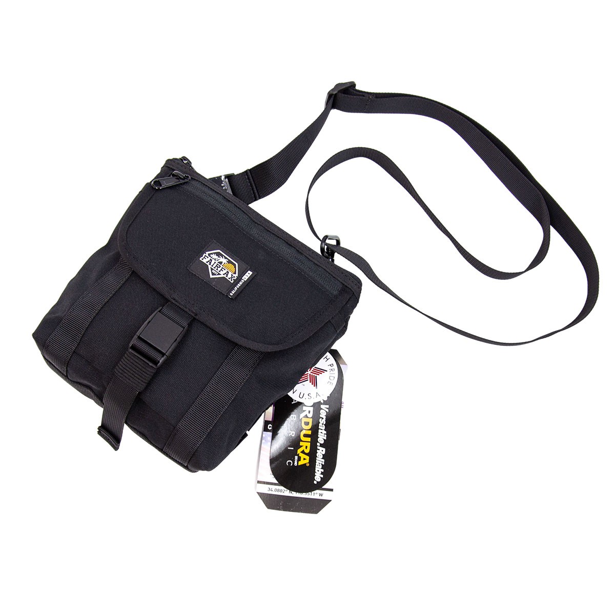 Fairfax FF1200 Side Pouch Black 斜揹袋 黑色 