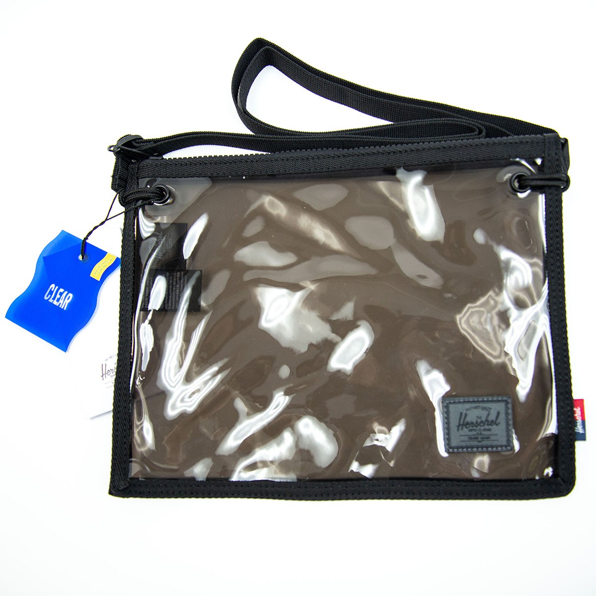 Herschel Alder Crossbody Clear Black Smoke