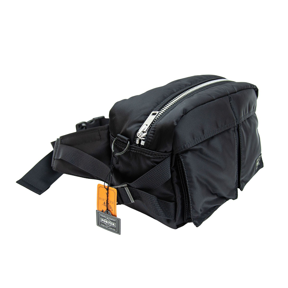 PORTER TANKER  WAIST BAG 腰包 Black 黑