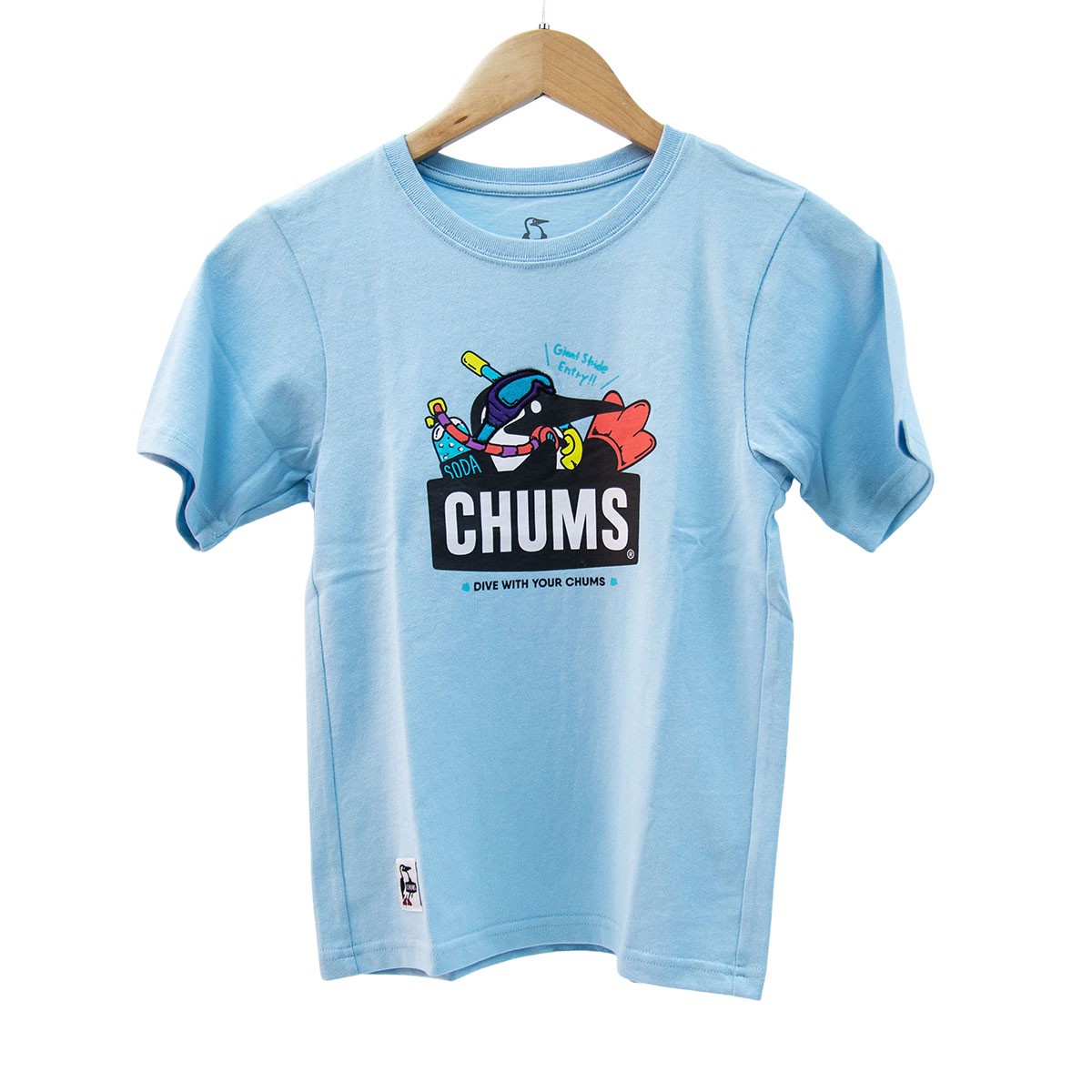 Chums 潛水Boobie 童裝 全綿 Sky 天藍色 Kid's Scuba Diving Booby T-Shirt