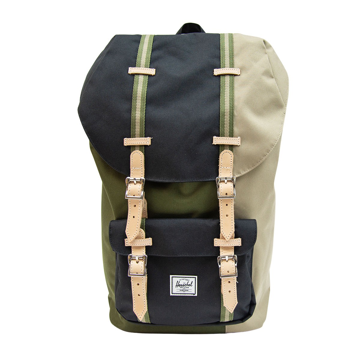Herschel Little America Backpack - 25L 背囊 Ivy Green/Black/Timberwolf