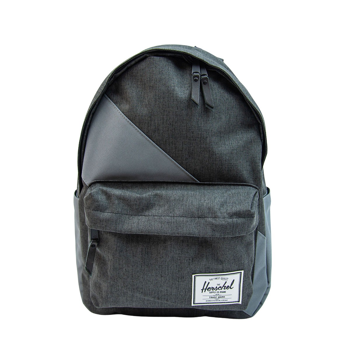 Herschel Classic Backpack XL 30L 背囊 左右插袋 Black/Light Grey Crosshatch