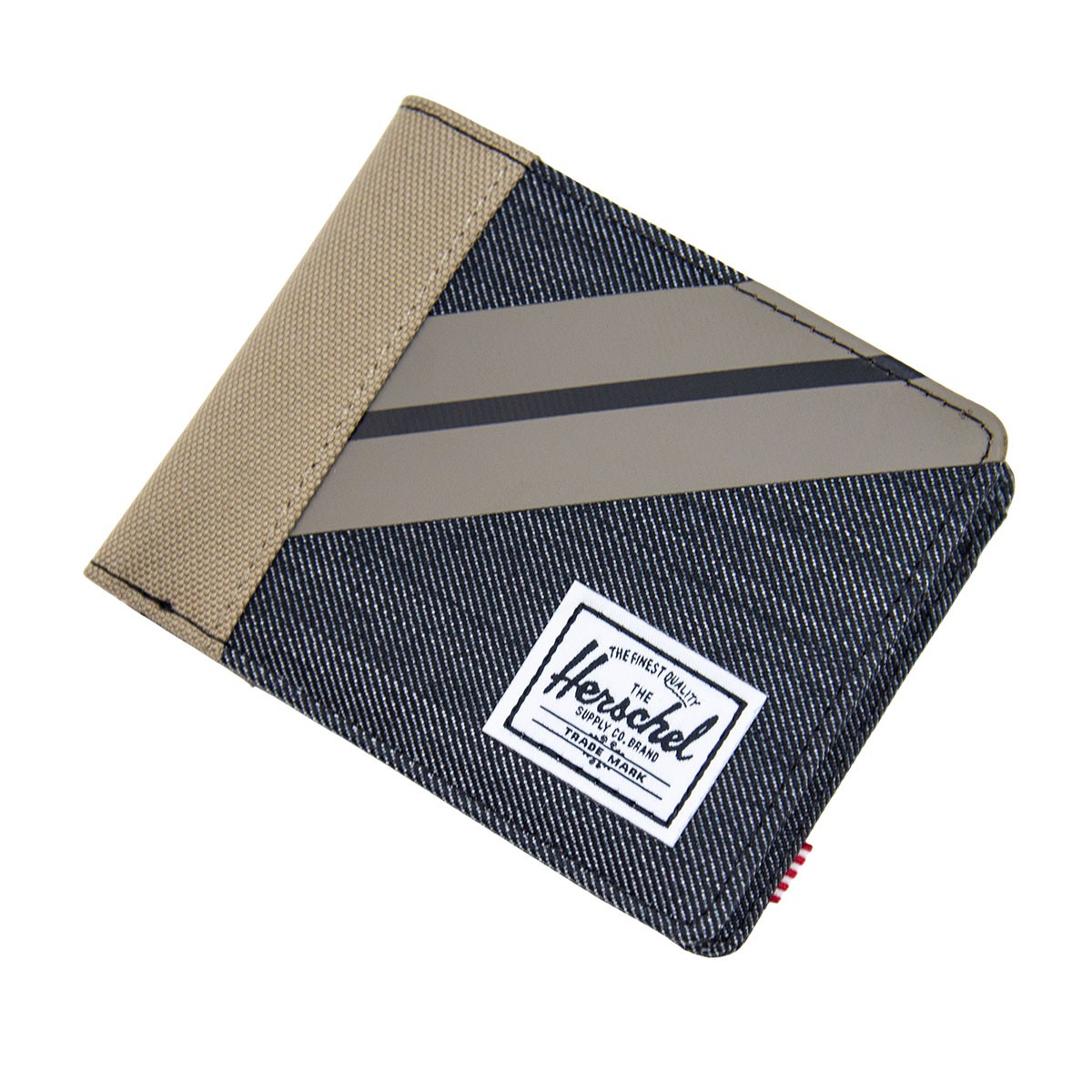 Herschel Supply Co. Roy Wallet Coin 銀包有散銀格 RFID - TW/BLK/DN 牛仔杏色間紋