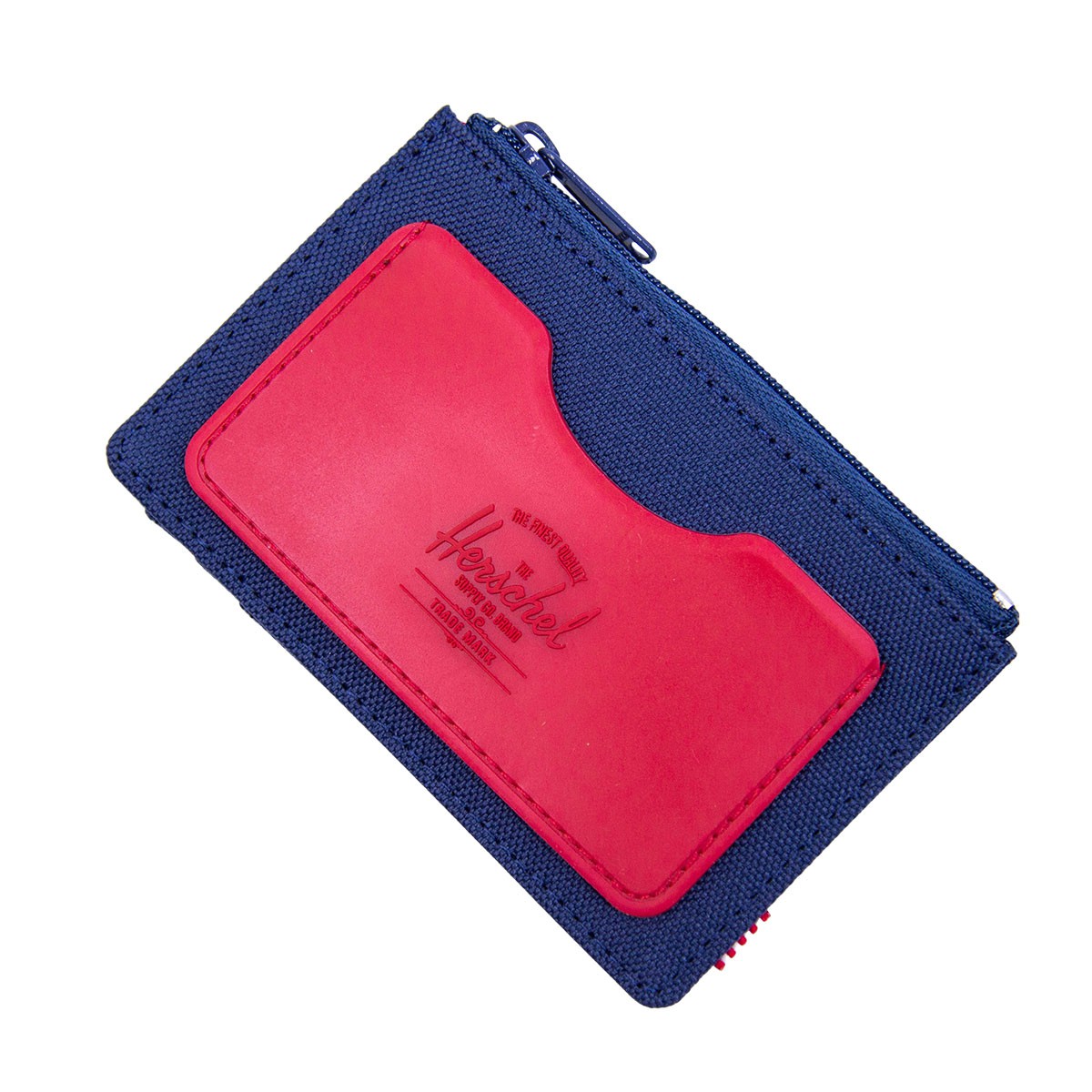 Herschel Oscar Wallet 咭套 Rubber - Navy/Red