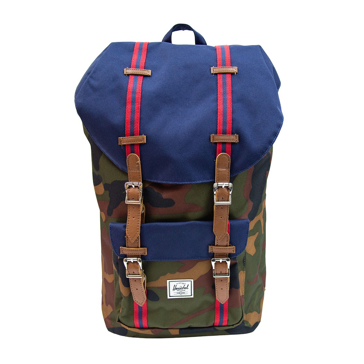 Herschel Little America 背囊 Woodland Camo/Peacoat/Tan 25L 迷彩*藍