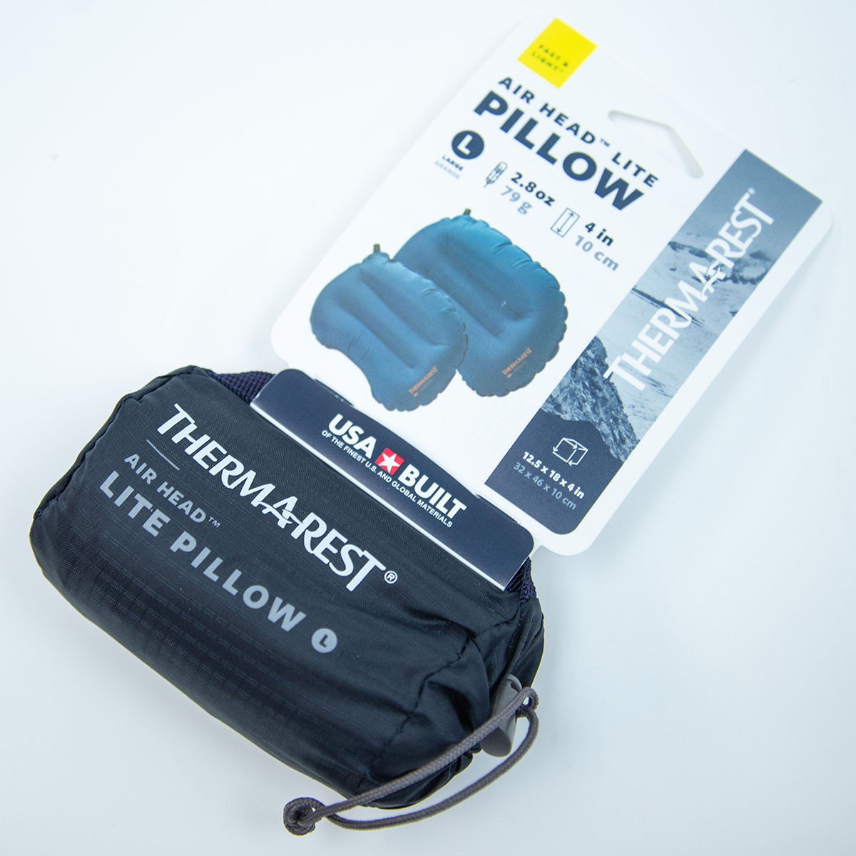 ThermARest Air Head Lite Pillow L Deep Pacific 戶外野營充氣枕頭  <荃灣店>