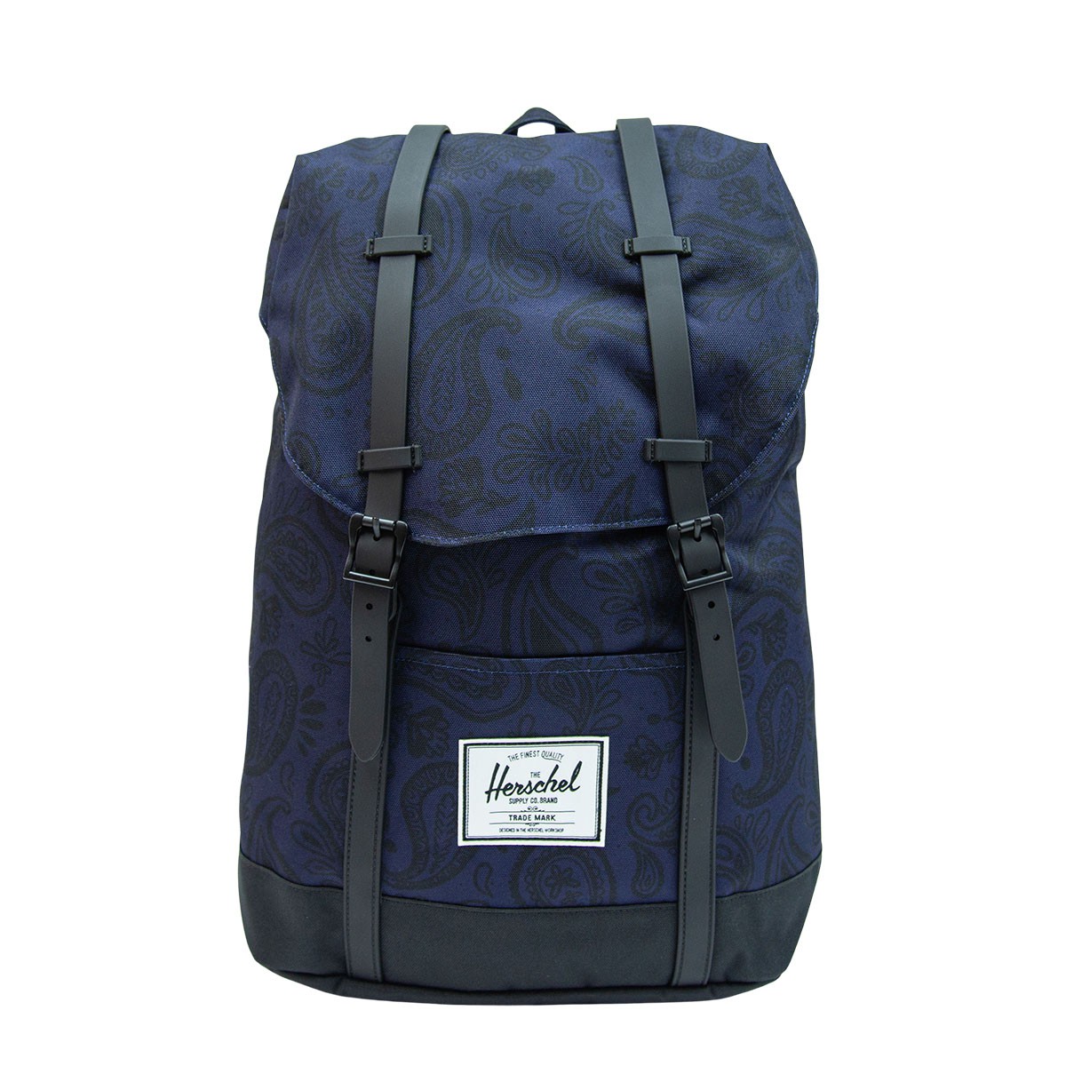 Herschel Retreat Backpack Paisley Peacoat / Black 19.5L