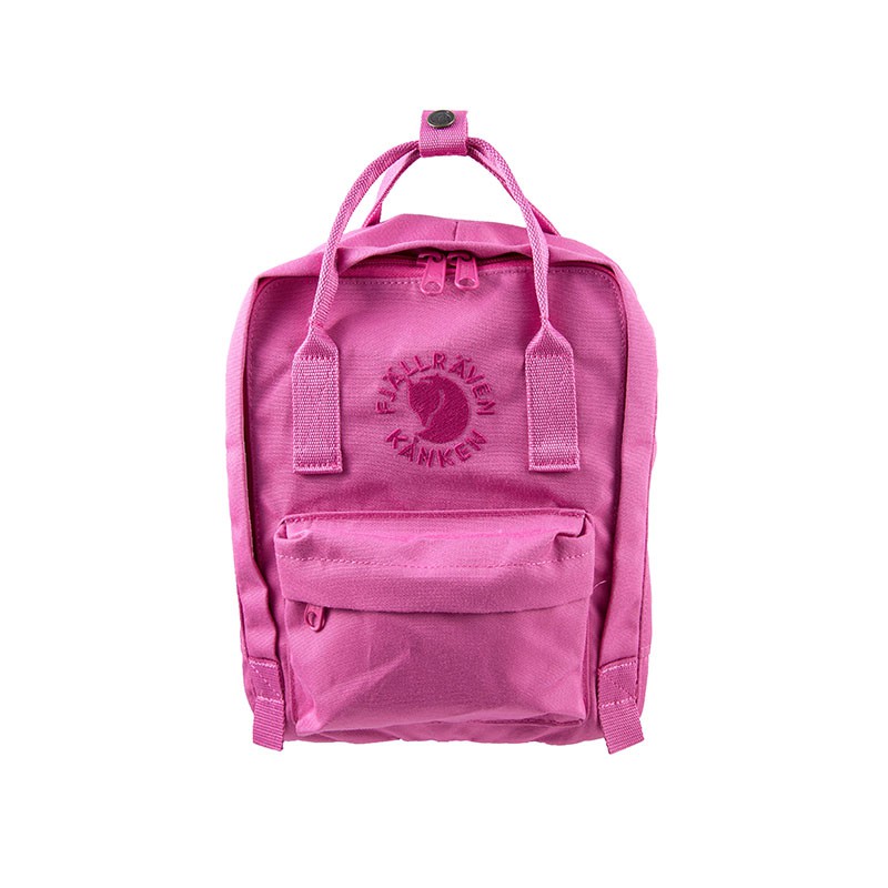 Fjallraven Re-Kanken mini Backpack Pink Rose 7L 瑞典北極狐背囊 環保刺繡章版 <荃灣店>