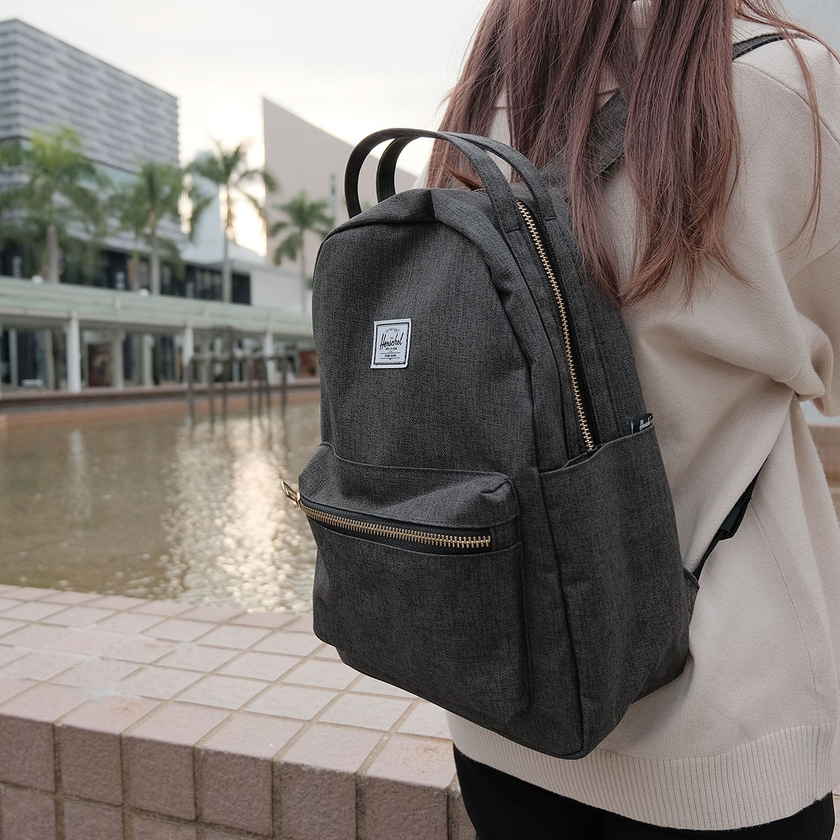 Herschel Supply Co. Nova Small Black Corsshatrch