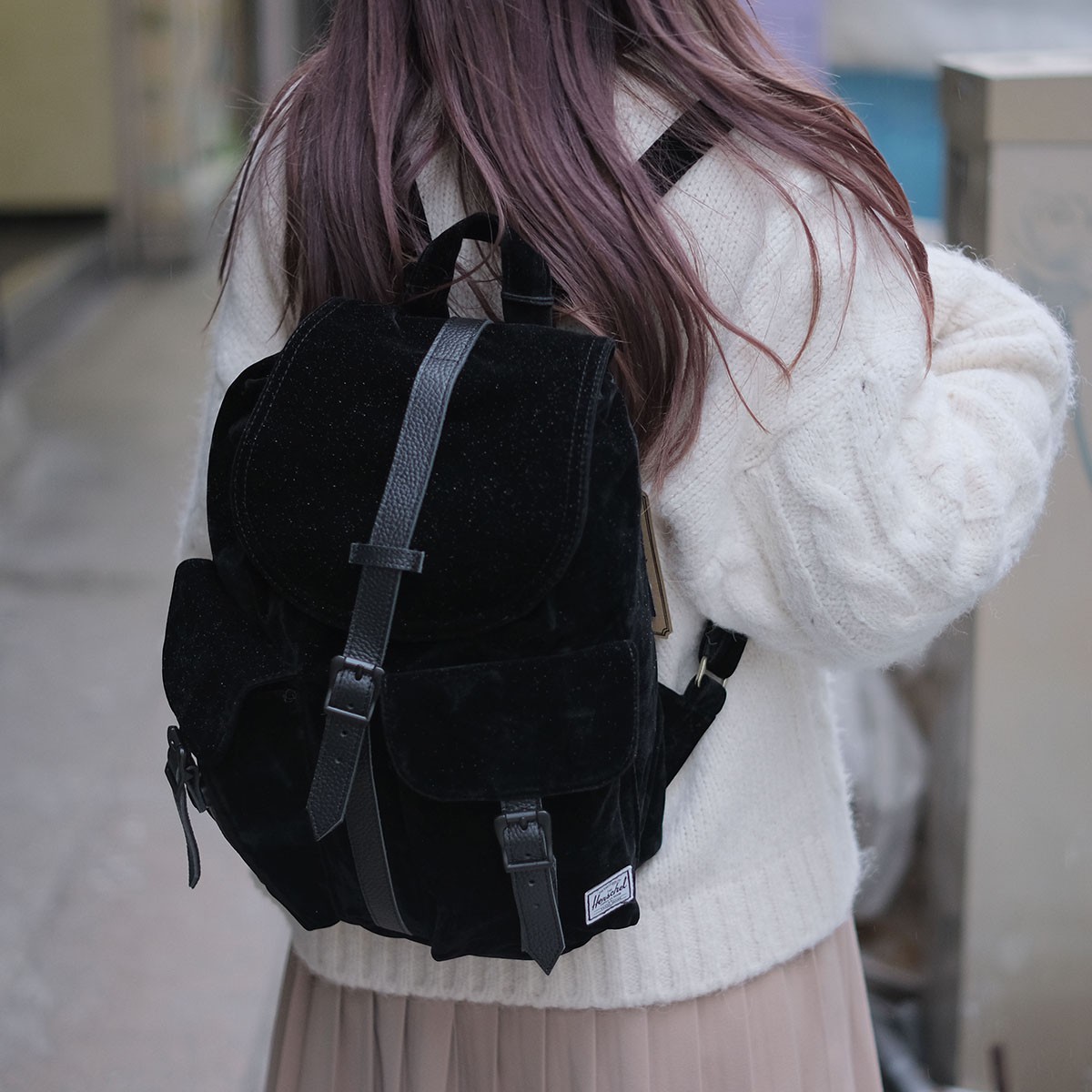 Herschel Supply Co. Dawson XS Backpack Velvet Black 黑色絲絨