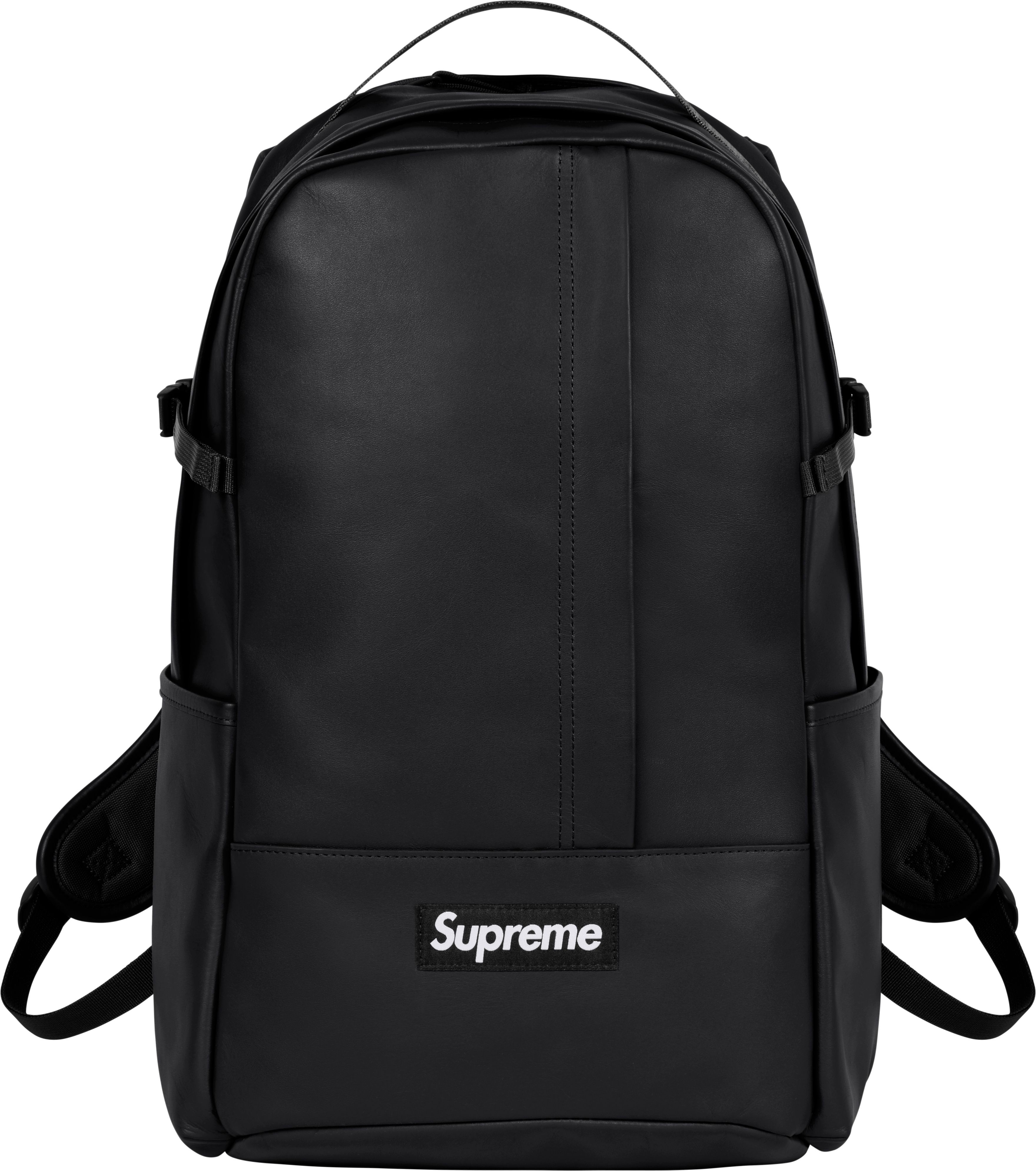 Supreme Leather Backpack 22L Black 黑色 <荃灣店>