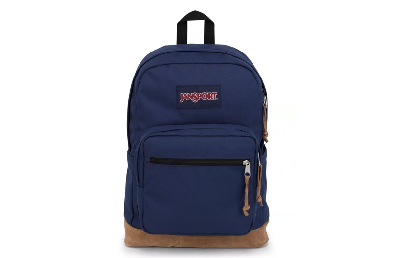 <旺角店> Jansport Right Pack 28L 大容量 日用 背囊 背包 Navy 深藍色皮底