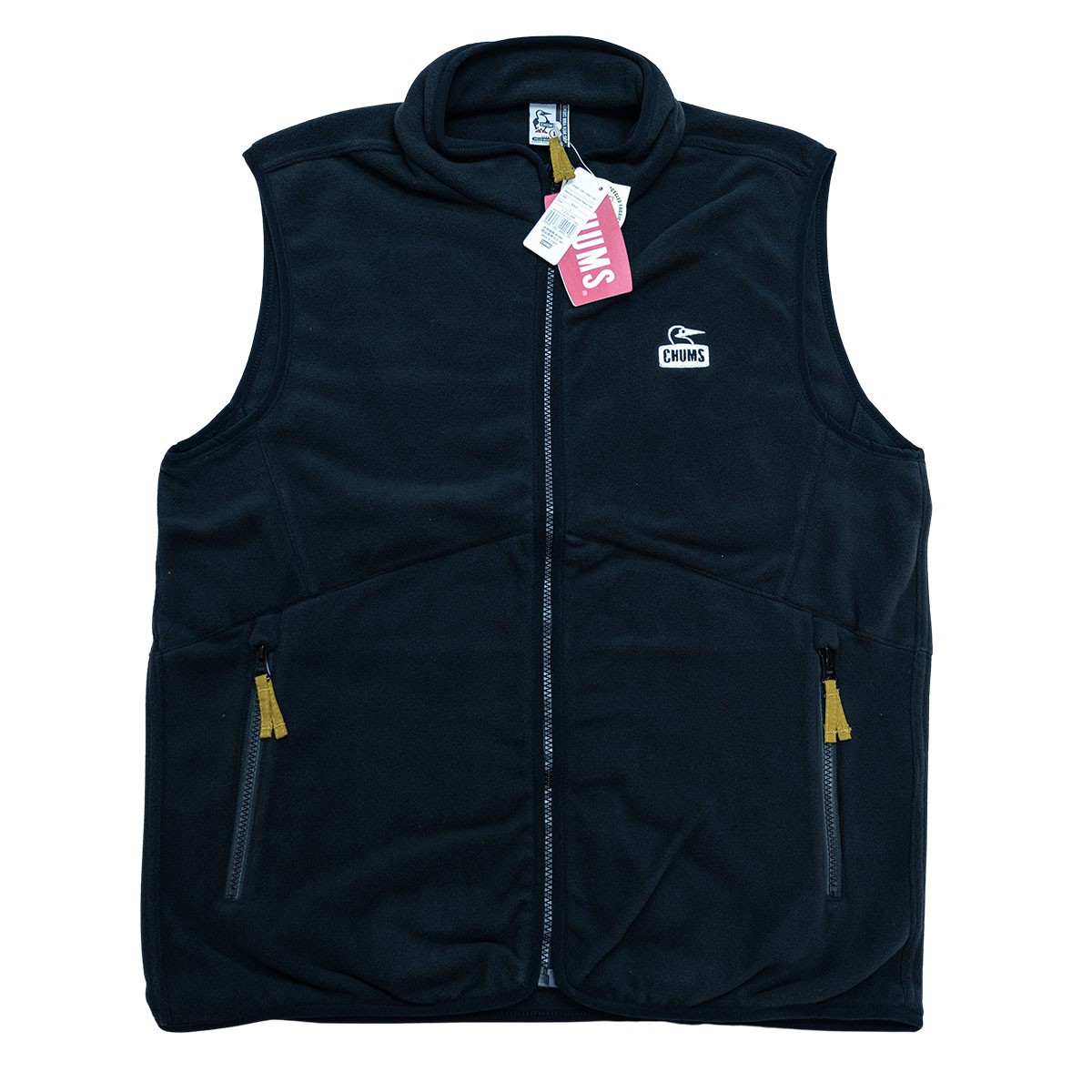 Chums Recycle Chumley Fleece Vest Black 黑色抓毛背心 <旺角店>