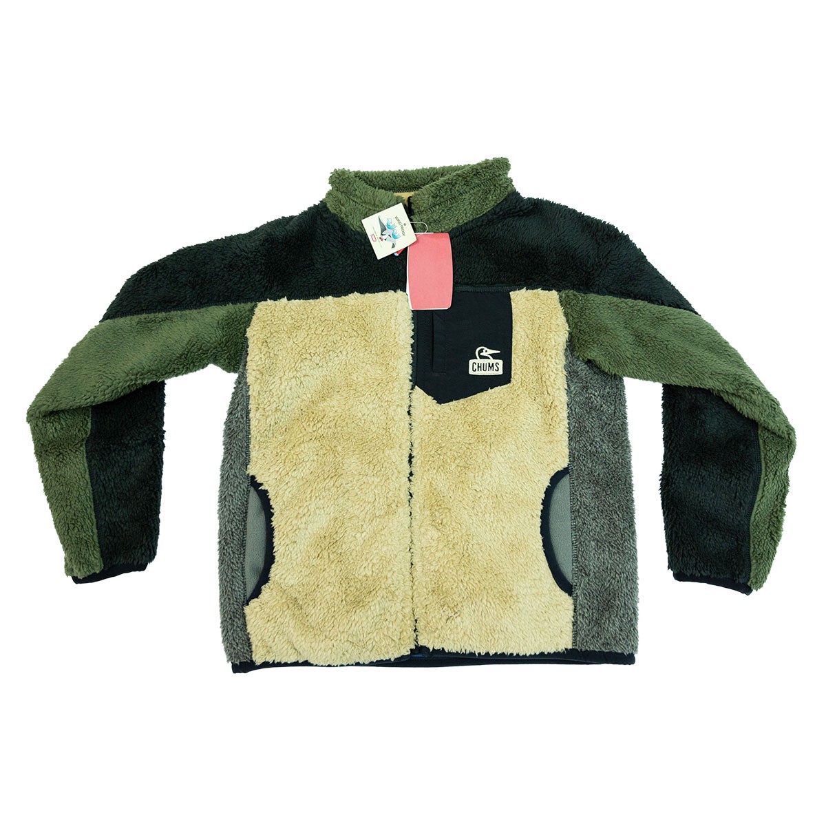 Chums Kid's Bonding Fleece Jacket 小童抓毛外套 Crazy 拼布款 <荃灣店>