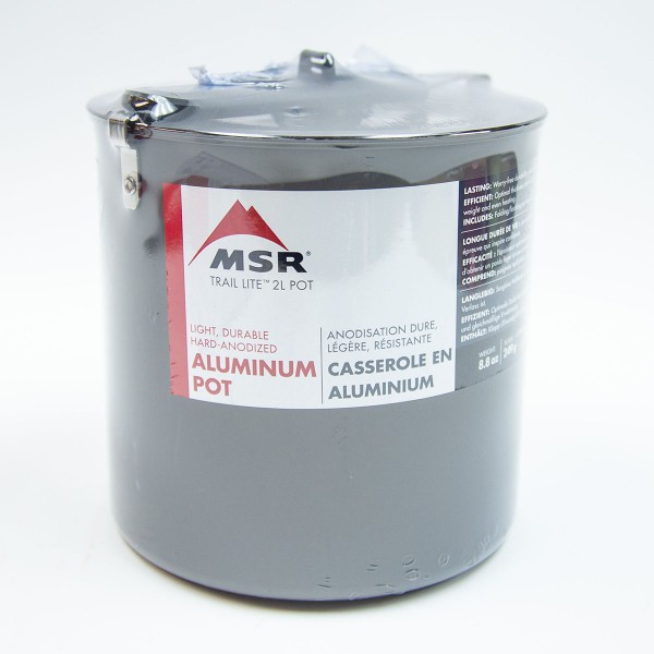 MSR Trail Lite 2L Pot 硬質陽極氧化鋁所製 輕巧煮食鍋 