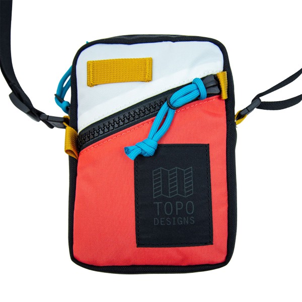 Topo Designs Mini Shoulder Bag 斜揹袋 Hot Coral / Natural