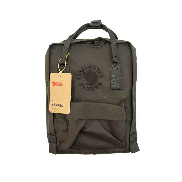 Fjallraven Re-Kanken mini Backpack 7L 瑞典北極狐背囊 環保刺繡章版 Dark Olive *荃灣店現貨*
