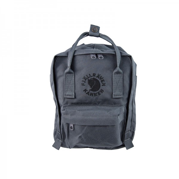Fjallraven Re-Kanken mini Backpack Slate 灰色 7L 瑞典北極狐背囊 環保刺繡章版