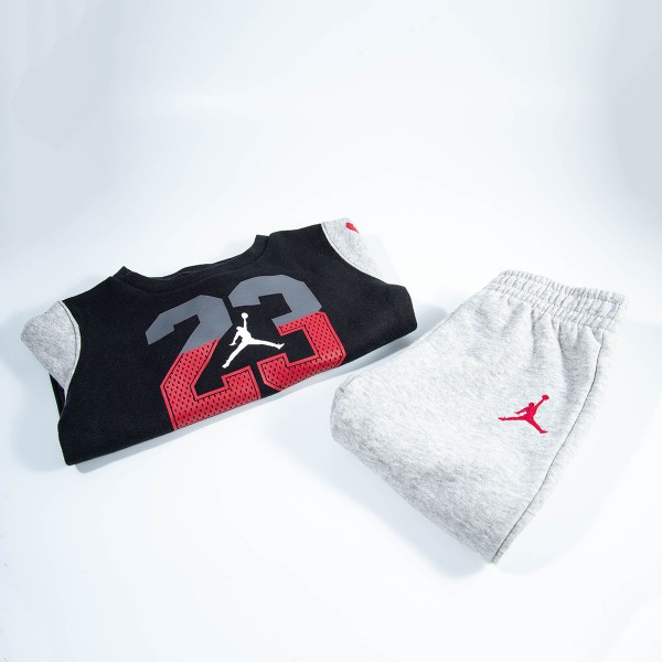 Nike Jordan Infant 2-Piece Set Black/Grey 12M/18M/24M BB衫 655321-017