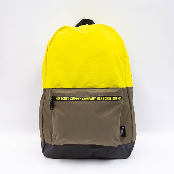 Herschel Supply Co. Packable Daypack - Day Night Collection - Sulfur Spring/Olive Night/Black Reflective