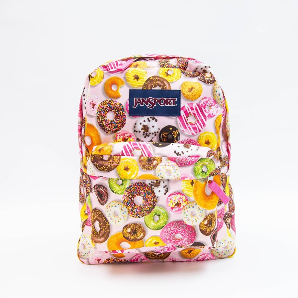 Classic Jansport Superbreak Backpack Multi Donuts T50109Y 背囊