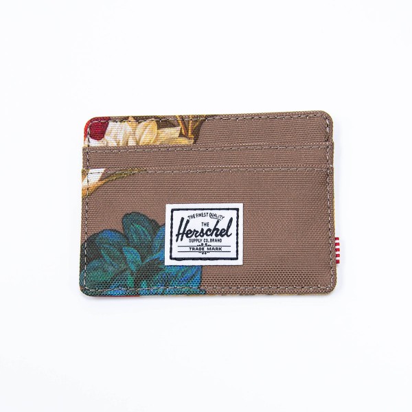 Herschel Supply Co. Charlie Wallet Card Holder 咭套 10360-03274 Vintage Floral Pine Bark 防RFID