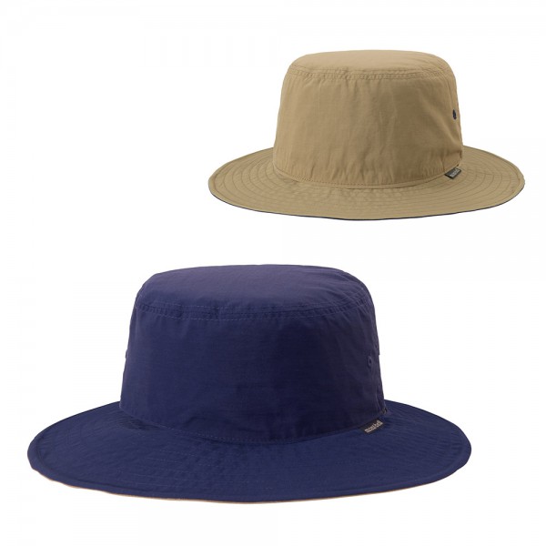 Mont-bell Reversible Hat 戶外 雙面 漁夫帽 藍色／ 卡其色