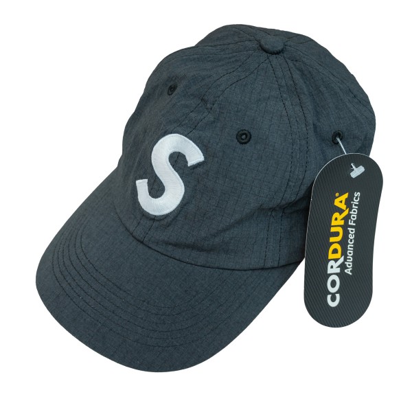 Supreme Cordura Ripstop S Logo 棒球帽 Black