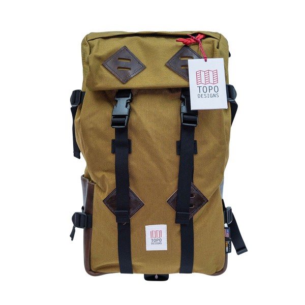 Topo Designs Daypack Backpack 背囊背包 Klettersack Duck Brown / Leather 25升 