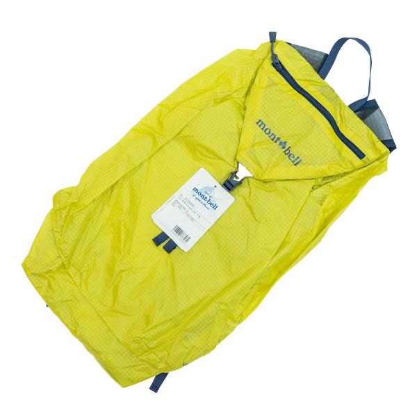 mont-bell Versalite Pack 超輕量背囊 15L 30D 黃色 抗撕裂表面 日常 户外