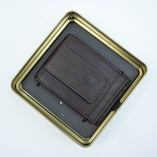 Carhartt Oil Tan Leather Front Pocket Wallet 皮革 兩摺 錢夾 銀包 Brown 啡色