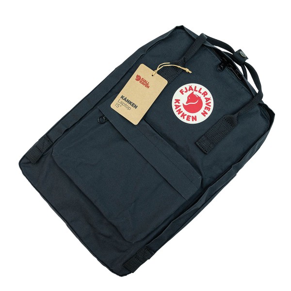 Fjallraven Kanken - 15" 新版 Notebook Backpack 18L 15寸筆電背囊 Black 黑色