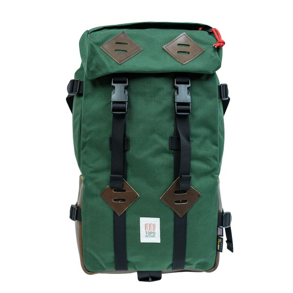 Topo Designs Klettersack Leather 背囊背包 25升Forest/ Brown Leather