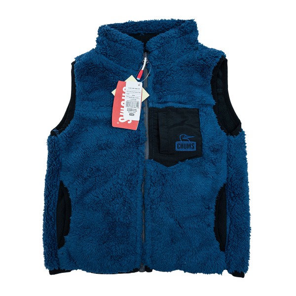 Chums Bonding Fleece Vest MS/ WS 男女裝 毛毛 背心外套 A001 Blue 