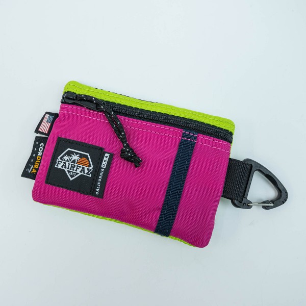 Fairfax Key Coin Pouch 散銀包 Pink/ Lime/ Navy
