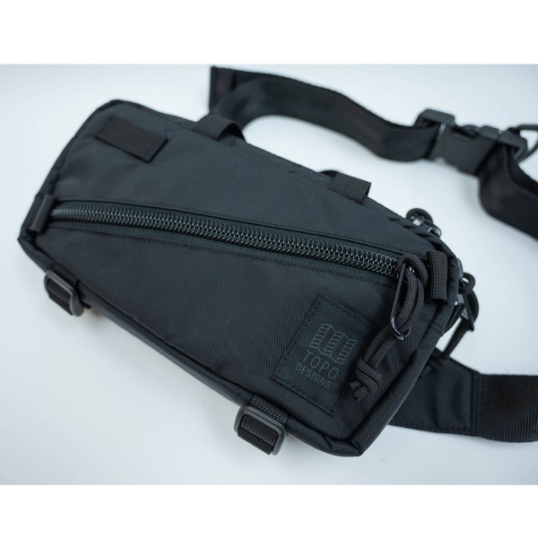 Topo Designs Mini Quick Pack 3Way 手提 腰包 斜孭袋 Black 黑色