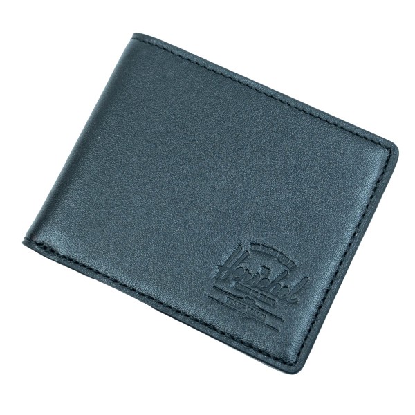 Herschel Hank Leather RFID Wallet Black 銀包 黑色皮革