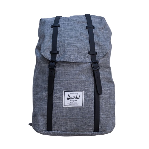 Herschel Retreat Backpack 19.5升 日用背囊背包 Raven Crosshatch/Black *荃灣店現貨*