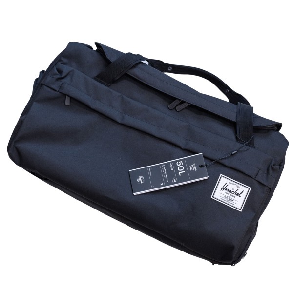 Herschel Outfitter Travel Duffel Bag 50L 大容量 旅行袋 背囊 背包 Black 