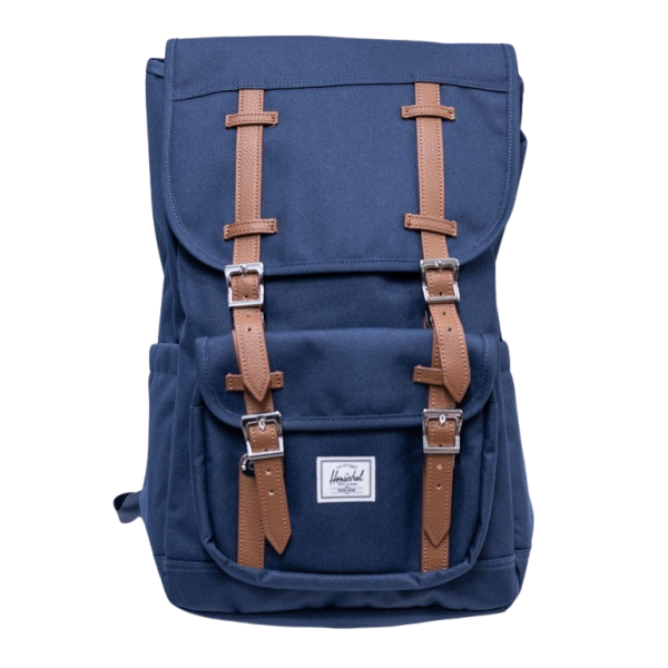 Herschel Little America Mid-Volume Backpack 新版 新增左右插袋&頂袋 21升 Navy 藍色