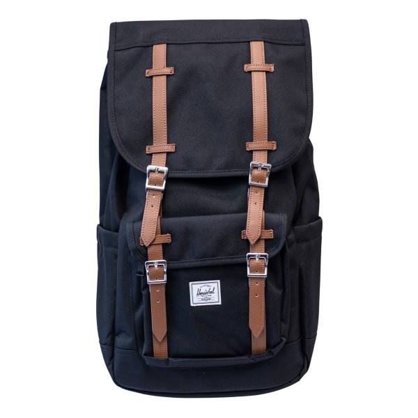 Herschel Little America Backpack 新版 新增左右插袋&頂袋 30升 大容量 Black 黑色