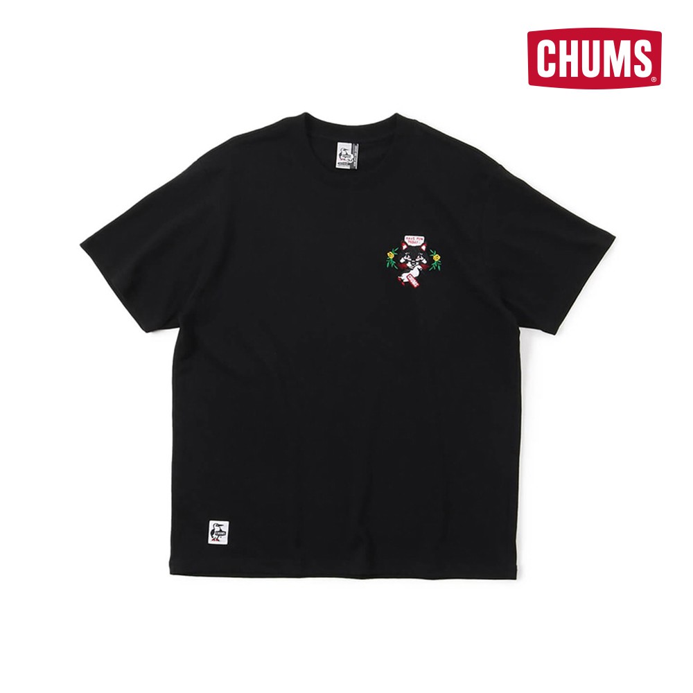 Chums BSC Playing Cat T-Shirt 貓貓 男&女裝 黑色