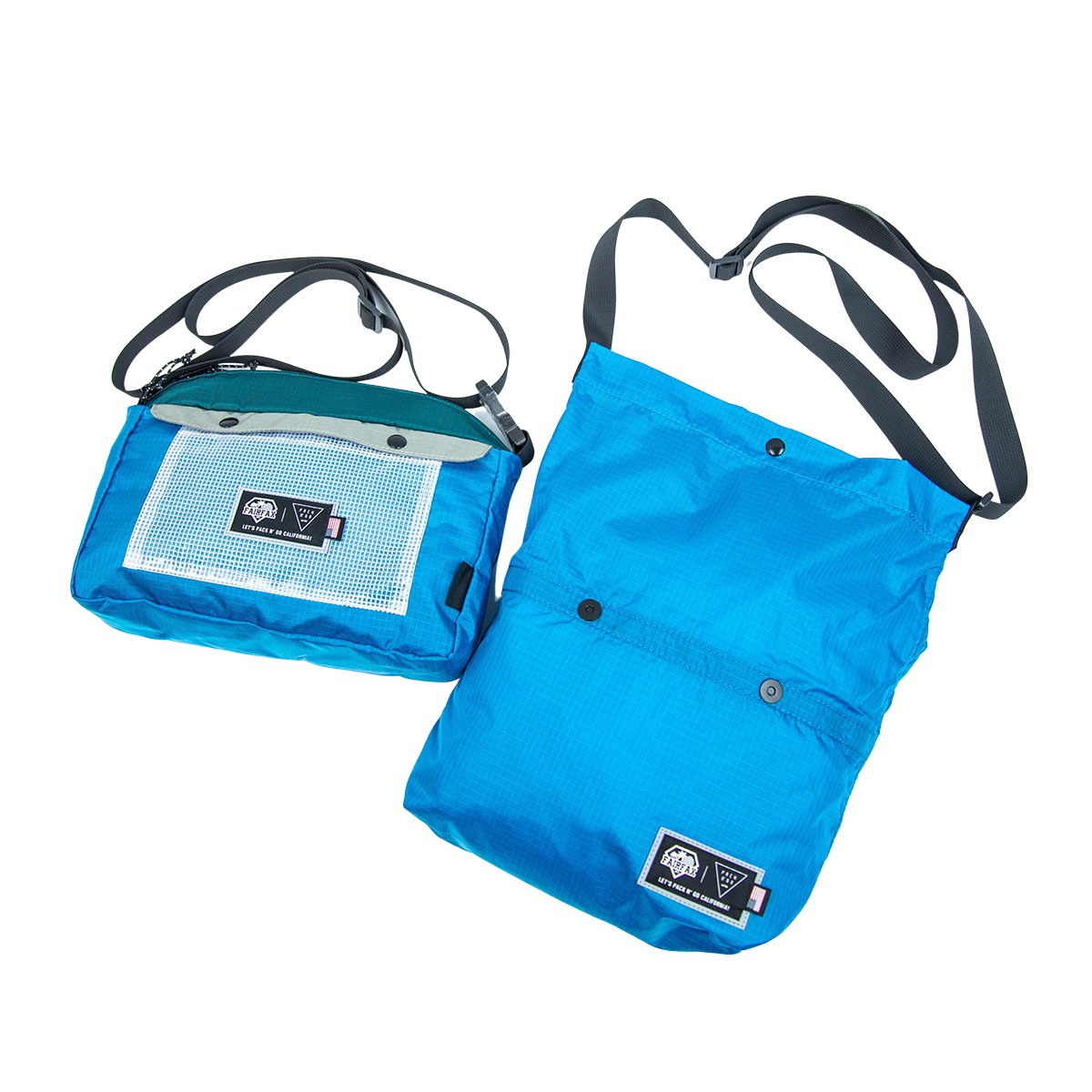 Pack n' Go x Fairfax 2-in-1 Shoulder Bag 2合1 Sky Blue * Grey