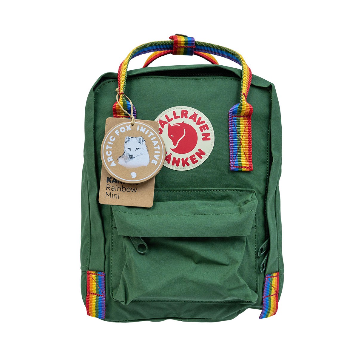 Fjallraven Kanken Rainbow Mini 7L Backpack 小背囊 Spruce Green /Rainbow 香港行貨