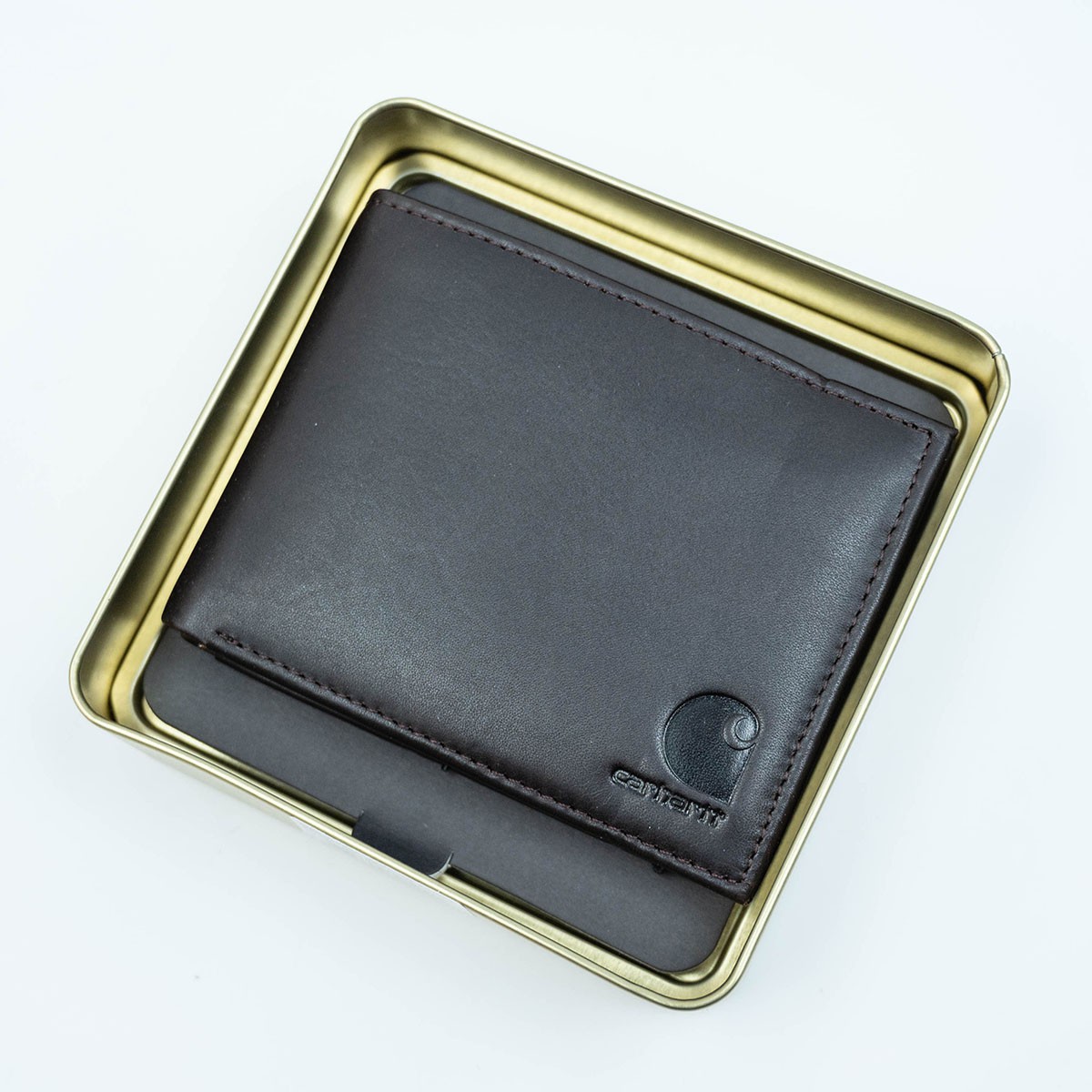 Carhartt Oil Tan Leather Passcase Wallet 皮革 兩摺 銀包 Brown 啡色